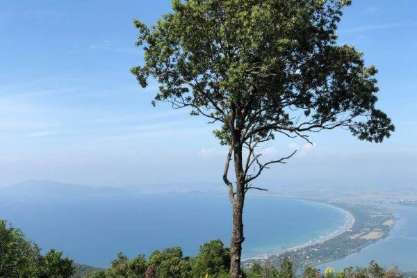 Prachtig uitzicht over de zee